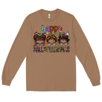 Toasted Coconut happy hallothanksmas Long Sleeve Tee - SublimationCraftShop