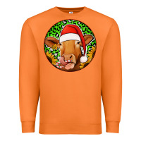 Carrot christmas circle earrings Premium Sweatshirt - Jasminsmagicworld