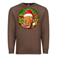 Chestnut christmas circle earrings Premium Sweatshirt - Jasminsmagicworld