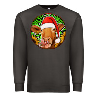 Smoke christmas circle earrings Premium Sweatshirt - Jasminsmagicworld