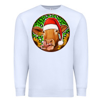 White christmas circle earrings Premium Sweatshirt - Jasminsmagicworld
