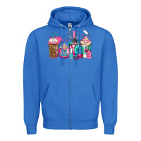 True Royal nail hustler coffee cups Zipper Hoodie - Jasminsmagicworld