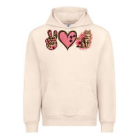 Sandshell Peace Love Cats Urban Hoodie - Jasminsmagicworld