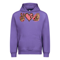 Tulip Peace Love Cats Urban Hoodie - Jasminsmagicworld