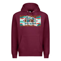 Burgundy first my mother forever my friend  license plate Premium Hoodie - Artiststas