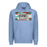 Colony Blue first my mother forever my friend  license plate Premium Hoodie - Artiststas
