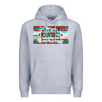 Heather Grey first my mother forever my friend  license plate Premium Hoodie - Artiststas