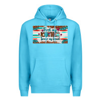 Ocean Blue first my mother forever my friend  license plate Premium Hoodie - Artiststas