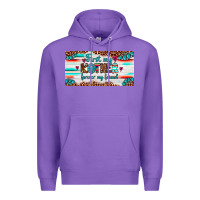 Purple first my mother forever my friend  license plate Premium Hoodie - Artiststas