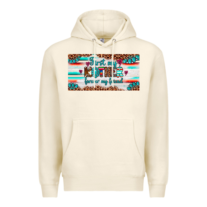 First My Mother Forever My Friend  License Plate Premium Hoodie by Artiststas | Teevron