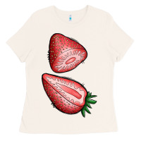 Bone strawberries 1 Ladies Tee - BundleAndBundleShop