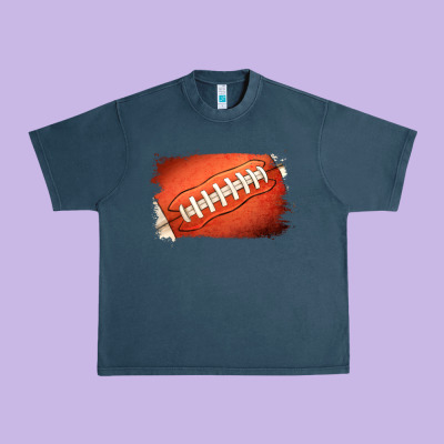American Football Brushstroke Urban Heavy Tee Designed By Jasminsmagicworld