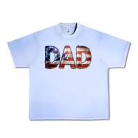 Grape Ice American Flag Dad 4th of July Urban Heavy Tee - LillyAllenDesigns