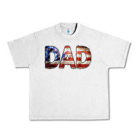 Lunar Rock American Flag Dad 4th of July Urban Heavy Tee - LillyAllenDesigns