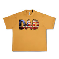 Peanut Butter American Flag Dad 4th of July Urban Heavy Tee - LillyAllenDesigns