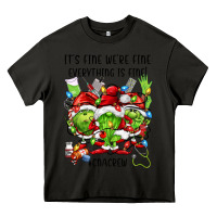 Asphalt its fine were fine everything is fine cnacrew Heavy Core Tee - FaDigitalArtStudio