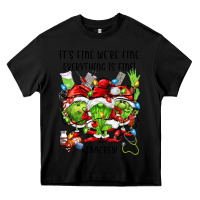 Black its fine were fine everything is fine cnacrew Heavy Core Tee - FaDigitalArtStudio