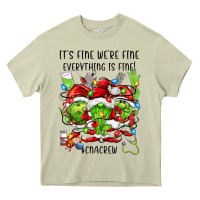 Mossy its fine were fine everything is fine cnacrew Heavy Core Tee - FaDigitalArtStudio