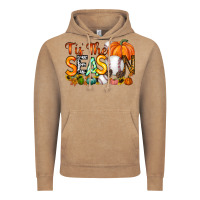 Vintage Coffee tis the season baseball Vintage Hoodie - RacoonDesign