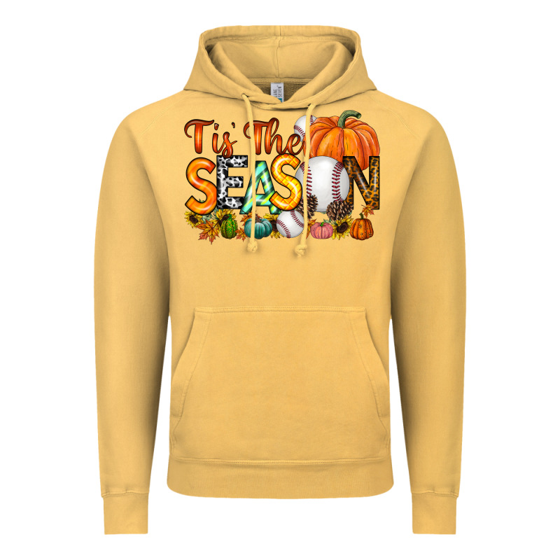 Tis The Season Baseball Vintage Hoodie by RacoonDesign | Teevron