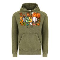 Vintage Olive tis the season baseball Vintage Hoodie - RacoonDesign
