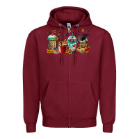 Burgundy senior 2023 graduation coffee Zipper Hoodie - Jasminsmagicworld