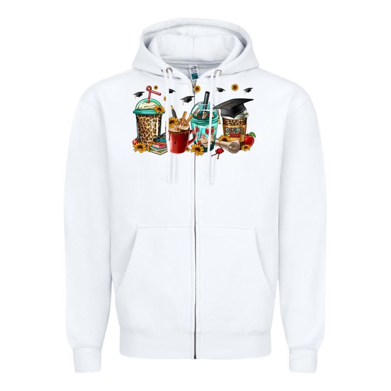 Senior 2023 Graduation Coffee Zipper Hoodie by Jasminsmagicworld | Teevron