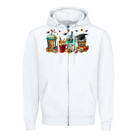 White senior 2023 graduation coffee Zipper Hoodie - Jasminsmagicworld