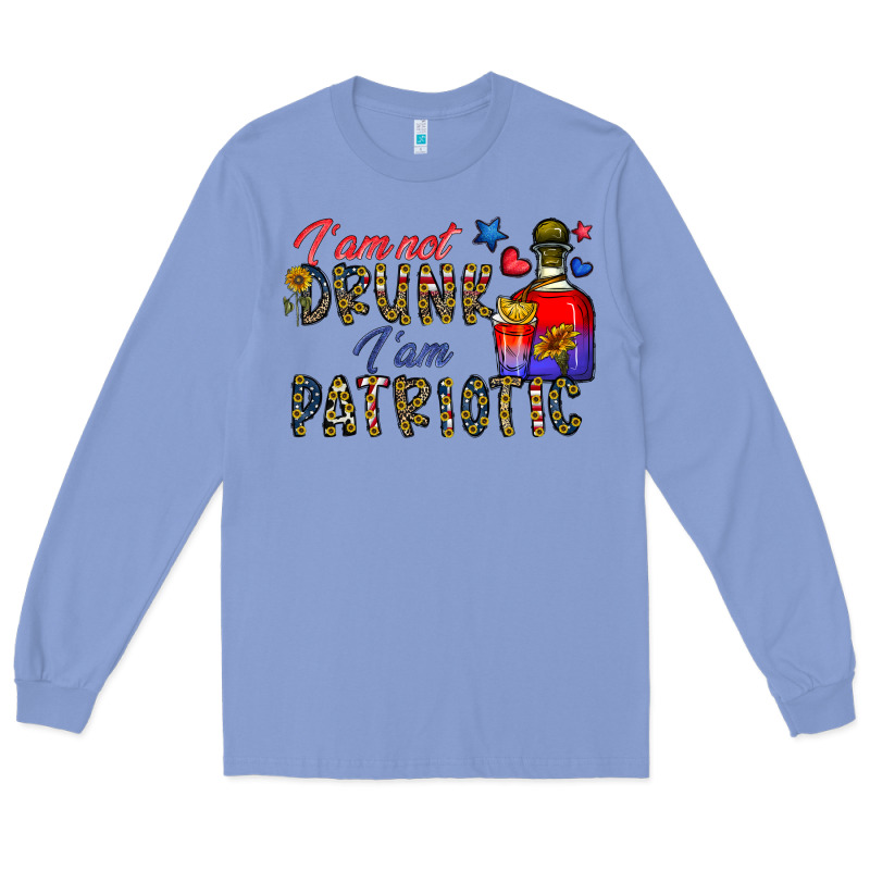 I'm Drunk I'm Patrıtoc Long Sleeve Tee by CowhideDigitalArt | Teevron
