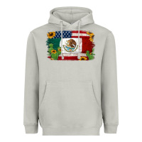 Moon Dust mexican american flag background Heavyweight Hoodie - Jasminsmagicworld