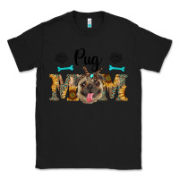 Black western pug mom Classic Tee - RanaPortraitStore