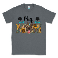 Charcoal Heather western pug mom Classic Tee - RanaPortraitStore