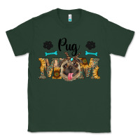 Sports Green western pug mom Classic Tee - RanaPortraitStore