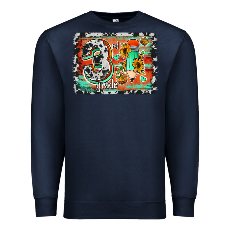 Western Back To School 3rd Grade Premium Sweatshirt by Jasminsmagicworld | Teevron