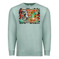 Seafoam western back to school 3rd grade Premium Sweatshirt - Jasminsmagicworld