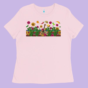 Mexican Sombrero Guitar Rose Cactus Libbey  Cup Ladies Tee Designed By Bundleandbundleshop