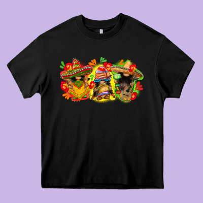 Cinco De Mayo Gnomies Heavy Core Tee Designed By Fadigitalartstudio