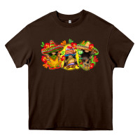 Chocolate Brown Cinco de mayo gnomies Heavy Core Tee - FaDigitalArtStudio