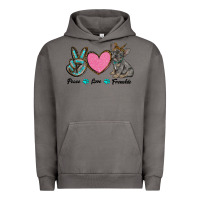 Pigment Tornado peace love frenchie Urban Hoodie - RanaPortraitStore