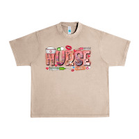 French Oak Nurse Valentine Urban Heavy Tee - CowhideDigitalArt