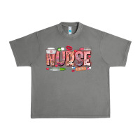 Tornado Nurse Valentine Urban Heavy Tee - CowhideDigitalArt