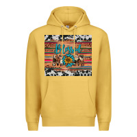 Antique Gold blessed mom Premium Hoodie - Artiststas