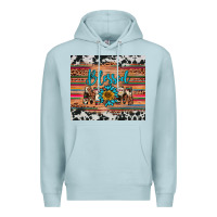 Blue Mist blessed mom Premium Hoodie - Artiststas
