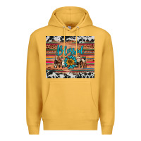 Mustard blessed mom Premium Hoodie - Artiststas