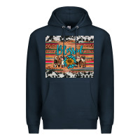 Navy blessed mom Premium Hoodie - Artiststas