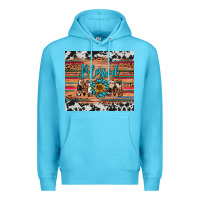 Ocean Blue blessed mom Premium Hoodie - Artiststas