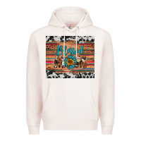 Pale Pink blessed mom Premium Hoodie - Artiststas