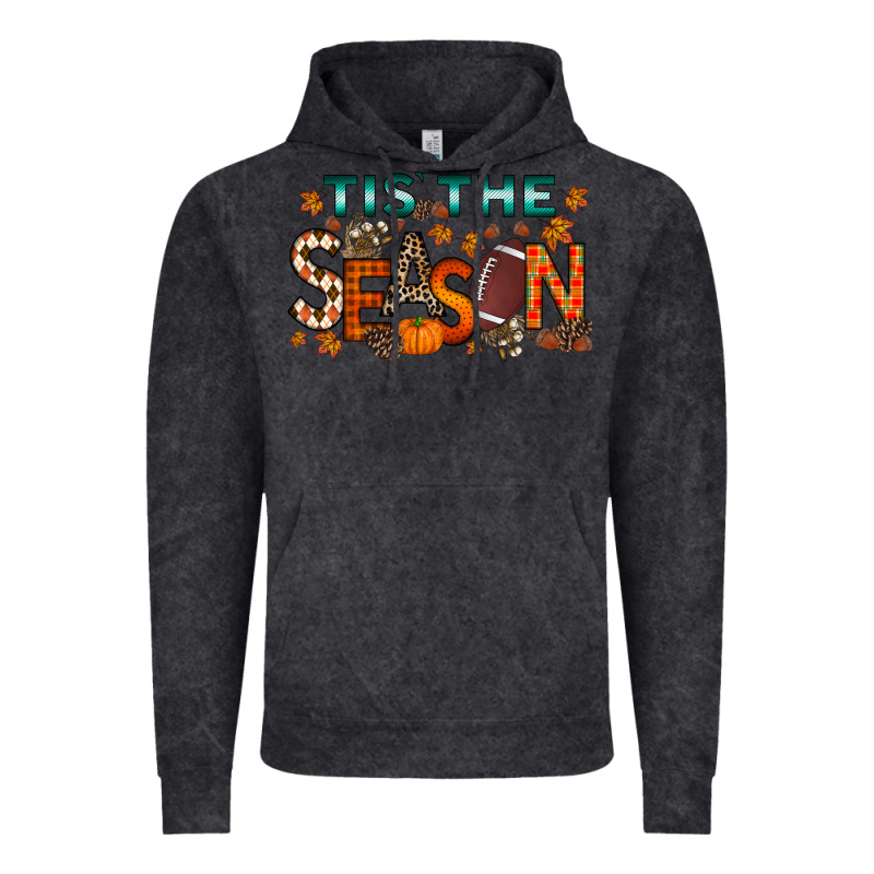Tis The Season Football Vintage Hoodie by RacoonDesign | Teevron