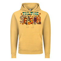 Vintage Mustard tis the season football Vintage Hoodie - RacoonDesign