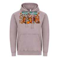 Vintage Zinc tis the season football Vintage Hoodie - RacoonDesign